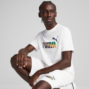 PUMA T-shirt Love United Brand Logo Printed Pure Cotton Size L